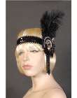 1920 headband black and silver