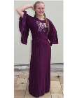 70s purple dress