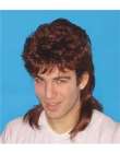 wig mullet brown