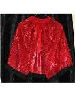 red sequin cape