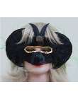 mask bat black - on female