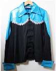 shirt black and turquoise lycra