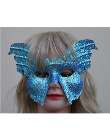 mask blue glitz butterfly female