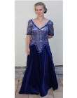 vintage 1980s blue sequin and velvet