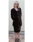 1980s brown velvet suit by Anthea Crawford