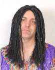 dreadlocks long black wig