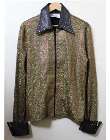 shirt gold lurex rainbow fleck