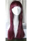 wig long cherry red gothic