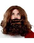 Jesus beard and wig