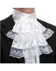 lace trim jabot