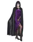 long black hooded cape