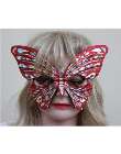 mask red glitz butterfly female