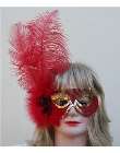 mask red feather