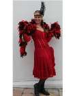saloon girl red lace