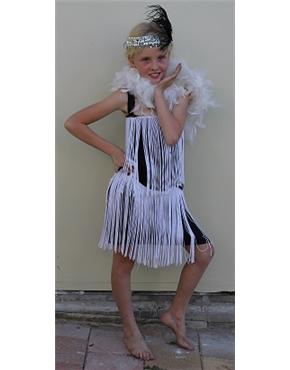 1920 flapper black & white