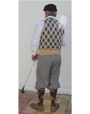 Eddie Sox 1920s golfer back view