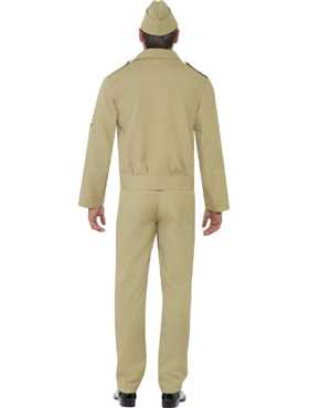 American GI back view