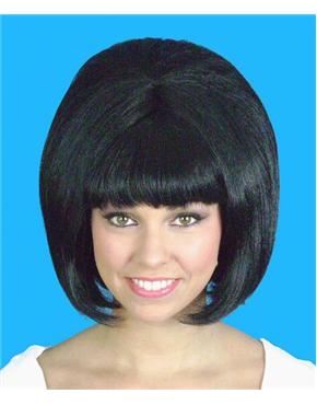 wig beehive black