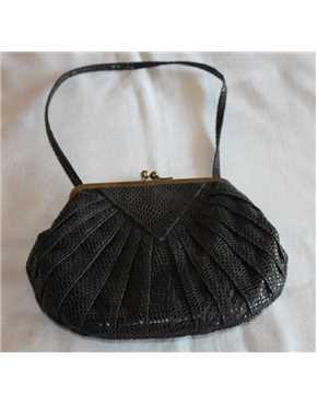black 1920s bag