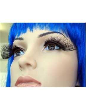 eyelashes black long dramatic