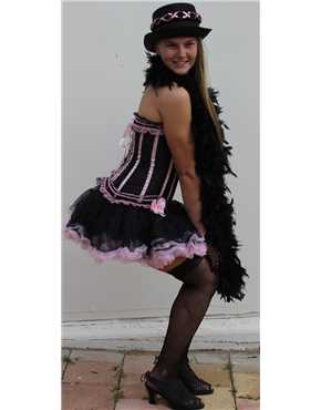 burlesque pink and black