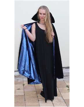 cape 1 showing blue lurex side