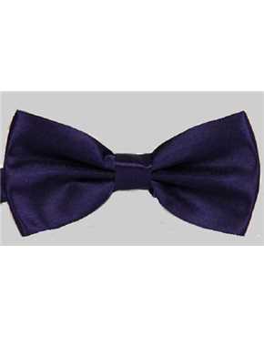 bowtie purple satin