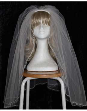 bride child veil
