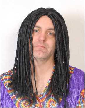 dreadlocks long black wig