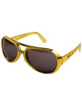 Elvis glasses gold frame
