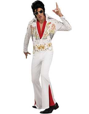 Elvis white embossed jumpsuit