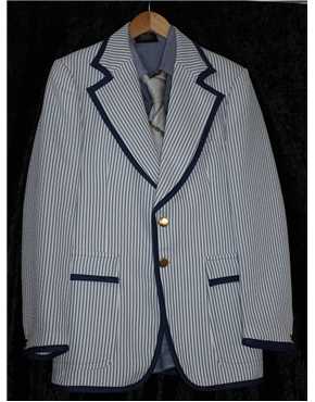 Gatsby jacket with tie