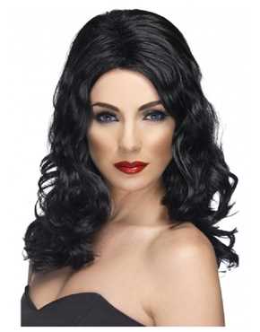 black glamourous wig