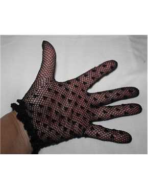 black net gloves