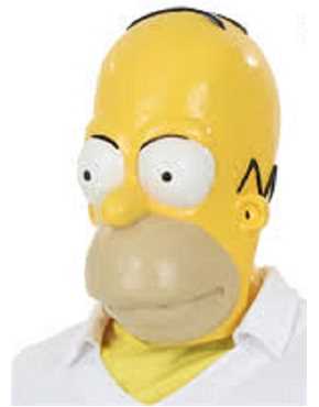 Homer Simpson mask