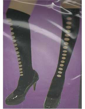 knee high black gothic