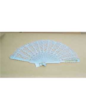 fan white lace