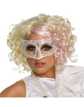 Lady Gaga blonde curl wig