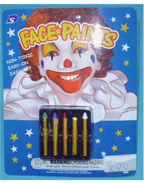 make up sticks crayons