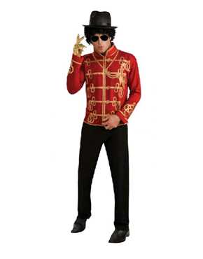 Michael Jackson red military jacket