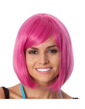 pink bob wig