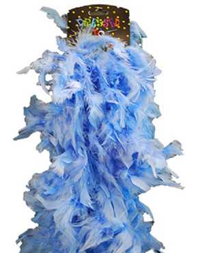 boa plush light blue