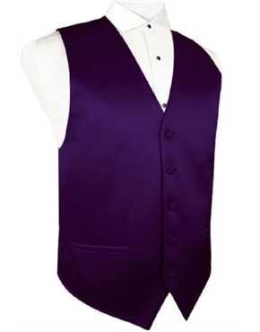 vest purple satin
