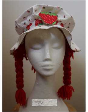 strawberry shortcake plaits and mop cap