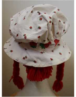strawberry shortcake plaits and mop cap back