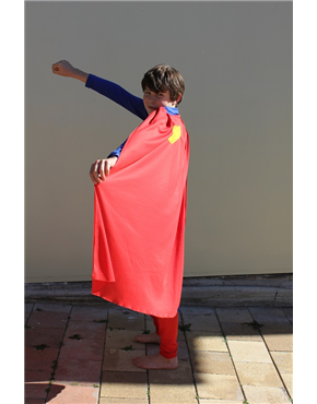 superman child back view