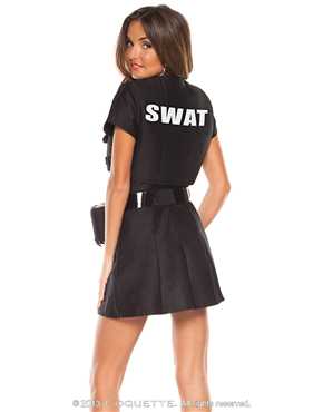 swat shooter female back view