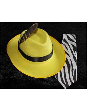 the Mask hat and tie