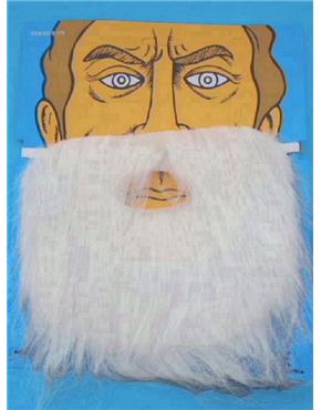 beard & moustache white