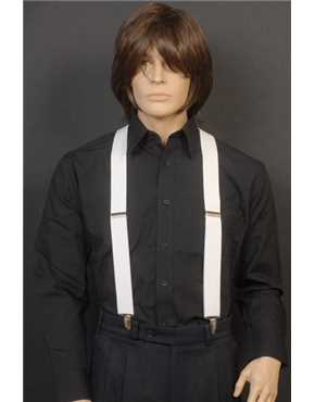 suspenders white